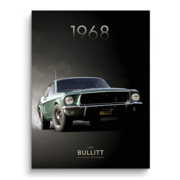 1968 Ford Mustang Bullitt PVC Matt Art