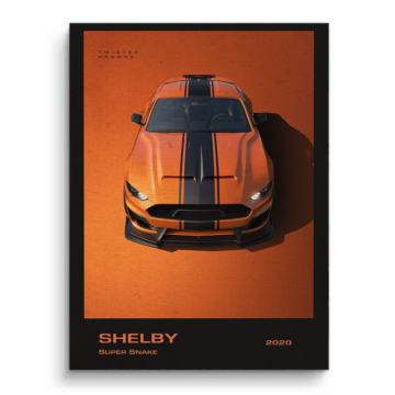 Shelby Super Snake Mustang Canvas Art