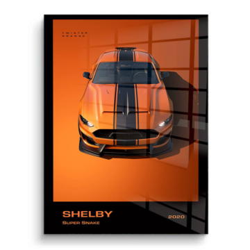 Shelby Super Snake Mustang PVC Gloss Art