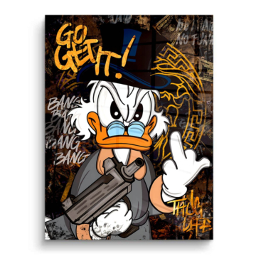 Revenge inspiré de Scrooge McDuck - tableau PVC brillant