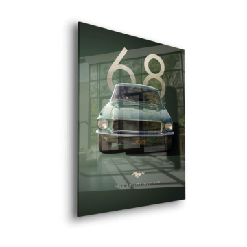 1968 Ford Mustang Bullitt Acrylic Glass Art