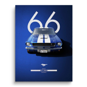 1966 Shelby Mustang GT350 Canvas Art