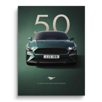 Ford Mustang Anniversary Inspired Canvas Art