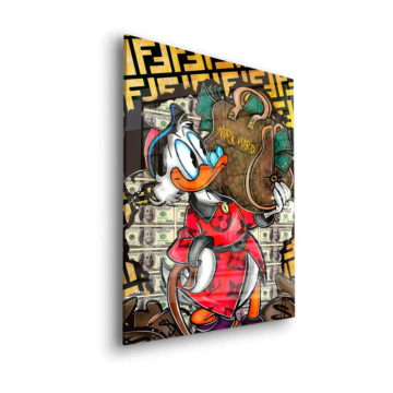 Designer-Ehrgeiz inspiriert von Donald Duck - Acrylglasbild