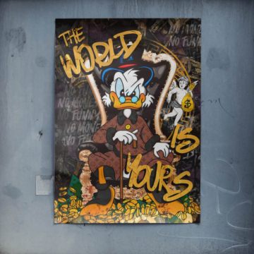 König des Reichtums inspiriert von Scrooge McDuck - Poster