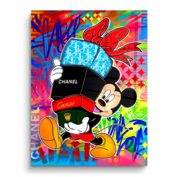 Blocs de luxe inspirés de Mickey Mouse - tableau PVC brillant