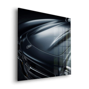 Mercedes Inspired Luxury Hood Acrylic Glass Art