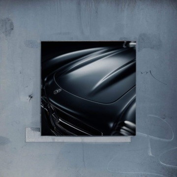 Mercedes Inspired Luxury Hood Poster Art