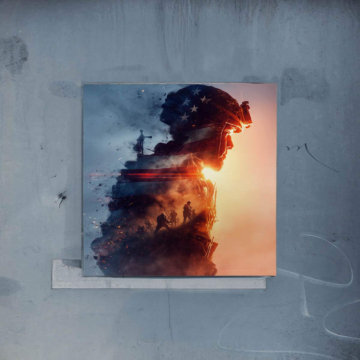 Battlefield Inspired Soldier Poster Art
