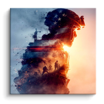Battlefield Inspired Soldier PVC Matt Art