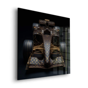 Louis Vuitton Inspired Black F1 Car Acrylic Glass Art