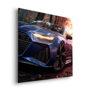 Primer plano inspirado en Audi RS5 - cuadro Dibond mate