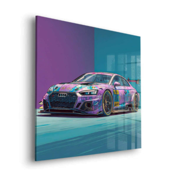 Audi R8 Inspired Color Race Acrylic Glass Art