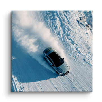 Audi Inspired Snow Drift Canvas Art