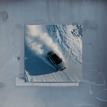 Audi Inspired Snow Drift Poster Art