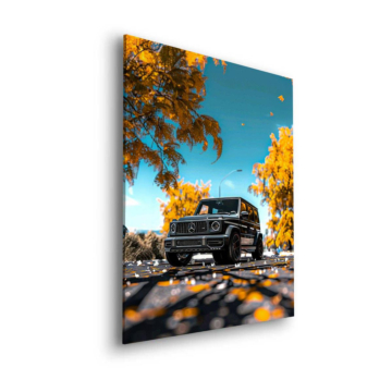 Mercedes G Wagon Autumn Drive Dibond Matt Art