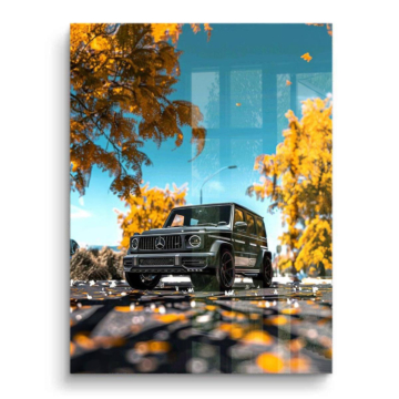 Mercedes G Wagon Autumn Drive PVC Gloss Art