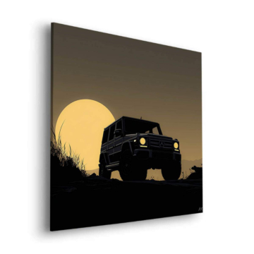 Mercedes G Class Inspired Sunset Dibond Matt Art