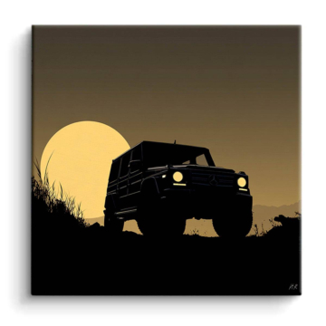 Mercedes G Class Inspired Sunset PVC Matt Art