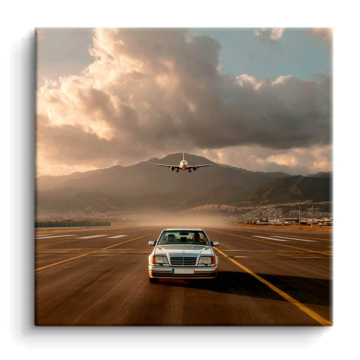 Mercedes Inspired Airport Takeoff PVC Matt Art