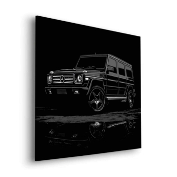 Mercedes G Class Inspired Black Dibond Matt Art
