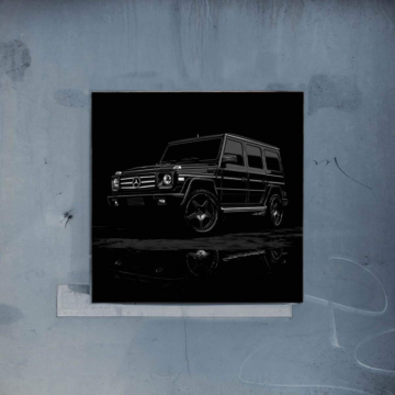 Schwarze Mercedes G-Klasse - Poster