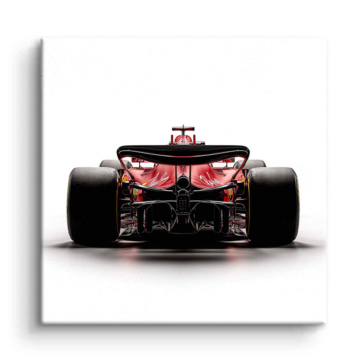 Ferrari F1 Inspired Rear View Canvas Art