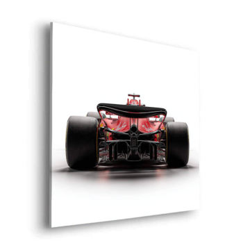 Ferrari F1 vue de l'arrière - tableau Dibond mat