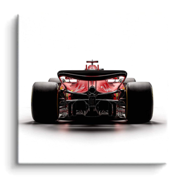 Ferrari F1 z tyłu - obraz na matowym PVC