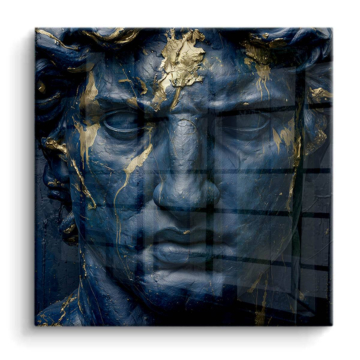Greek God Zeus Porträt - PVC-Bild glänzend