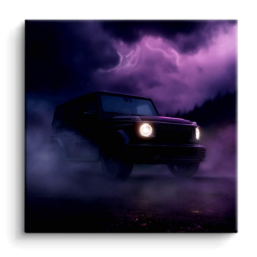 Muscle Car Thunderstorm PVC Matt Art