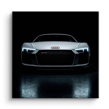 Audi R8 Inspired Dark Front Canvas Art