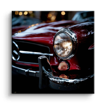 Classic Mercedes Inspired Headlight Canvas Art