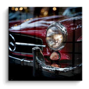 Classic Mercedes Inspired Headlight PVC Gloss Art