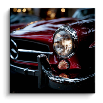 Classic Mercedes Inspired Headlight PVC Matt Art