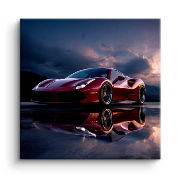 Ferrari Monza Inspired Storm Canvas Art
