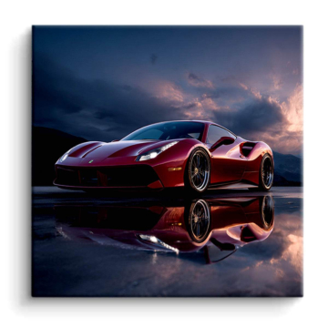 Storm inspirowany Ferrari monza - obraz na matowym PVC