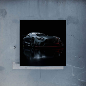 Mercedes AMG GT Inspired Poster Art