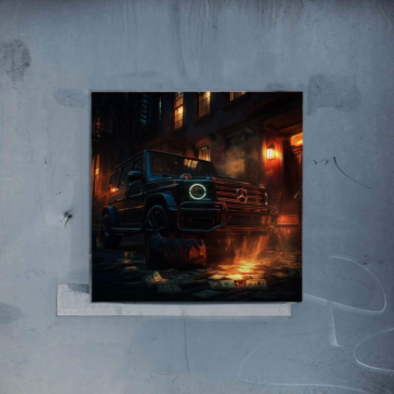Noche inspirada en Mercedes G-Class - póster