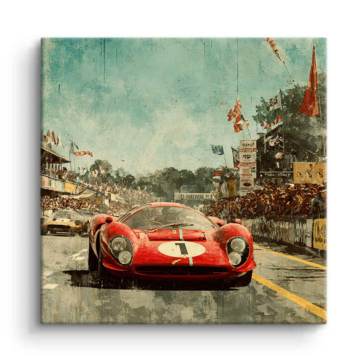 Ferrari 330 P4 Inspired Racing Canvas Art