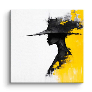 Abstract Fashion Silhouette Canvas Art
