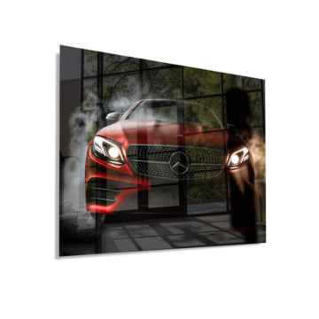 Mercedes AMG Smoke Front Acrylic Glass Art