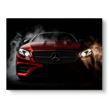 Mercedes AMG Smoke Front Canvas Art