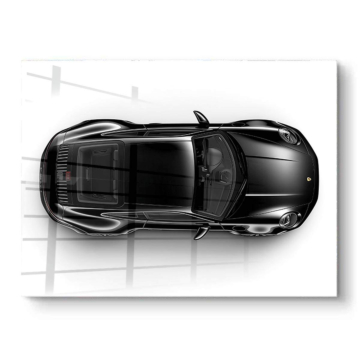 Porsche 911 Carrera GT - PVC-Bild glänzend