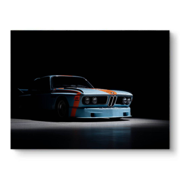BMW M1 Shadow Profile Canvas Art