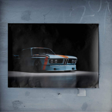Bmw m1 ombre profil - poster