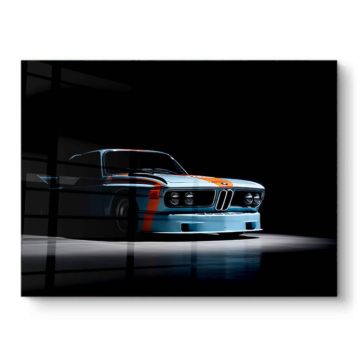Bmw m1 ombre profil - tableau PVC brillant