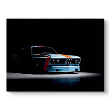 BMW M1 sombra perfil - cuadro PVC mate
