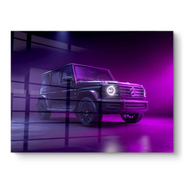 Mercedes G-Class Purple Neon PVC Gloss Art