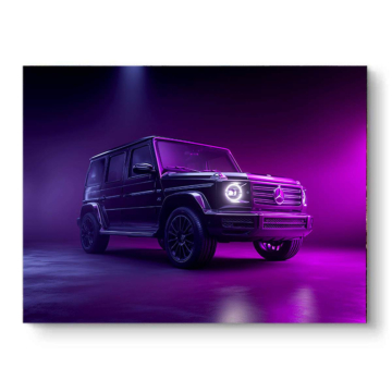 Mercedes G-Class Purple Neon PVC Matt Art